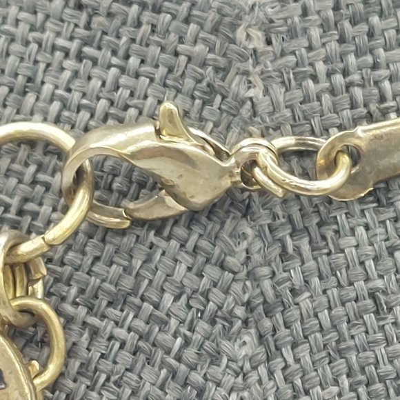 Zad Vintage Necklace Birds Gold Toned Chain Round Bird Pendant Lobster Clasp - Picture 6 of 7